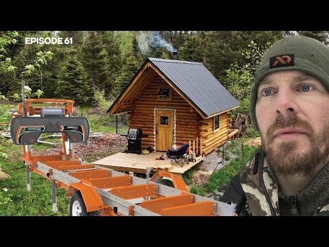 BEAR, Sawmill Setup, Finishing Road |EP61| Log Cabin Build on Off-Grid Homestead