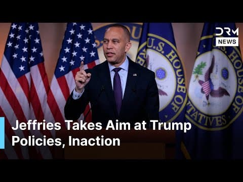 Hakeem Jeffries Criticizes Trump Policies, Pushes for Housing Reform and AI Legislation | AC1N