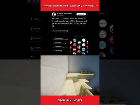 YouTube Implements MKBHD's suggestion 🔥 YouTube Recap #shorts