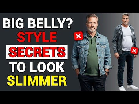 Style Secrets Every Man Over 40 With a Belly MUST Know | Men’s Style 40+