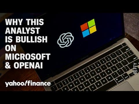 Why Microsoft is the best exposure to OpenAI, according to this analyst
