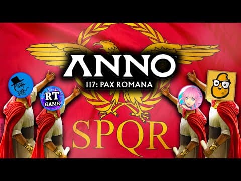 1 Brit VS 3 Irish Creators - Who Can Save The Roman Empire, Anno 117 Pax Romana Livestream #ad