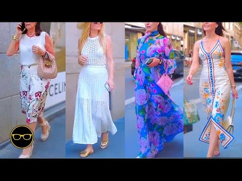 How to Dress Like an Italian - Effortless at +28 C Beautiful Summer Outfit Italian Street Style 2025