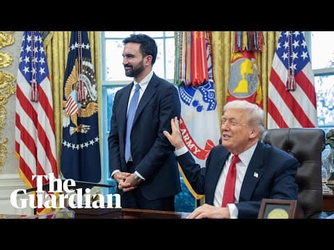 Zohran Mamdani meets Donald Trump – watch live