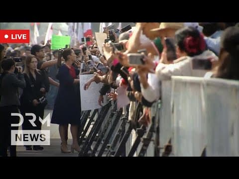 LIVE: Sheinbaum Leads Massive Rally in Mexico City’s Zócalo | DRM News | AC1F