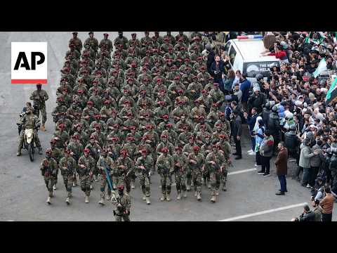 Syria celebrate the first anniversary since the fall of Bashar Assad