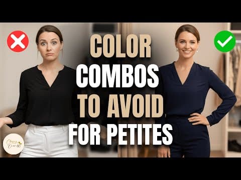 Avoid These 6 Color Combos If You’re Petite | They Make You Look Short
