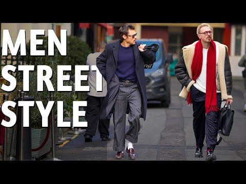 Men's Street Style 2025 | Timeless & Elegant Fashion for Modern Men
