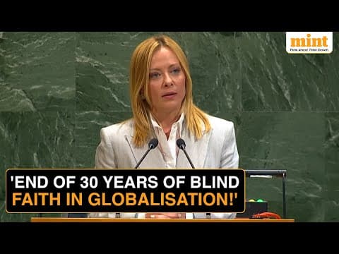 Italy PM Giorgia Meloni's HUGE Remark At UN: Rules Were Written When Illegal Immigrants Didn't Exist