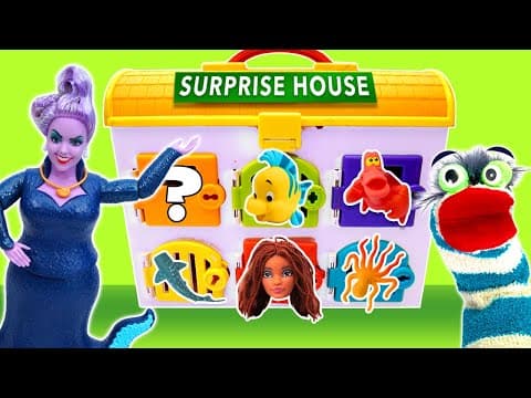 Fizzy Magical Doors VS Disney's Little Mermaid Ursula And Three Eye | Fun Stories For Kids