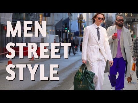 Men’s Street Style 2025 | Best Outfits & Fashion Trends