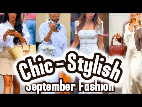 Italian Street Style: SEPTEMBER TRENDS 2025 Most Stunning Outfits in Milan Fashion Capital