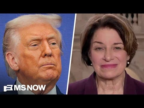 'People's bills don't lie': Klobuchar slams Trump calling affordability a 'hoax'