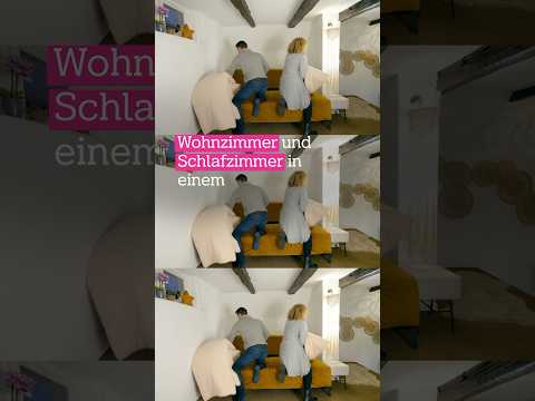 Wohn- zu Schlafzimmer in zwei Minuten 🛋️🛌 HACK