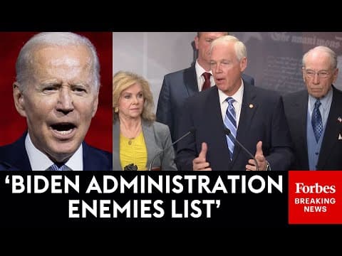 FULL BRIEFING: GOP Senators Reveal Findings In Arctic Frost Probe: 'Should Shock Every American'