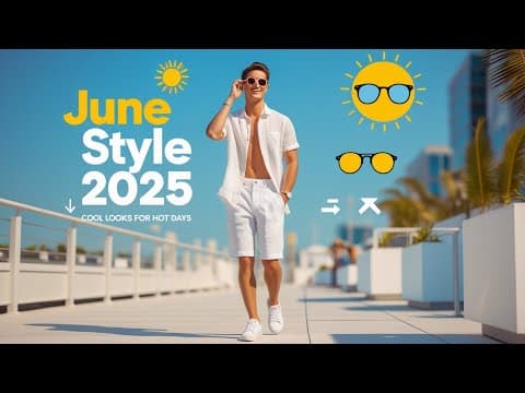 🌞 Men’s June Fashion 2025 | Cool Summer Styles & Trends 😎👕👟