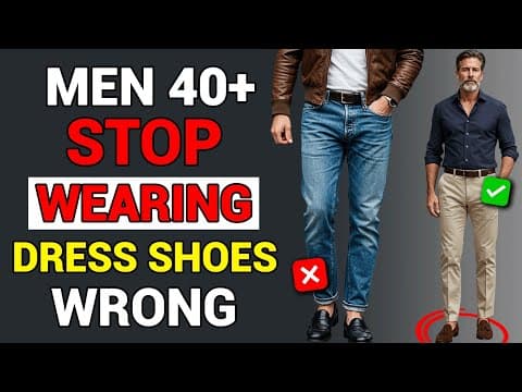 How to Wear Dress Shoes After 40 (The Only 3 Pairs You Need) | Men’s Style 40+