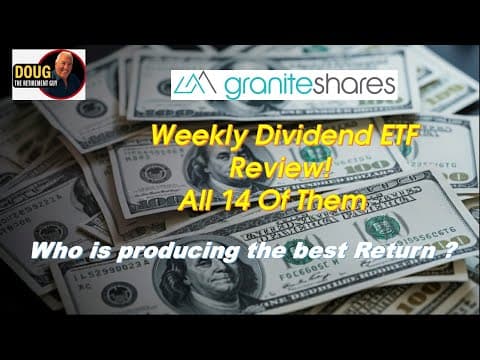 GraniteShares Weekly Dividend ETFs – Full Review & Dividend Update Best Weekly Income ETFs