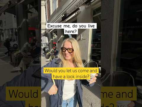 Excuse me, do you live here?