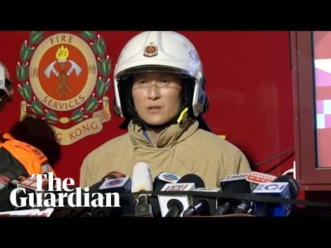 Hong Kong Fire Department holds news conference on deadly fire – Watch live