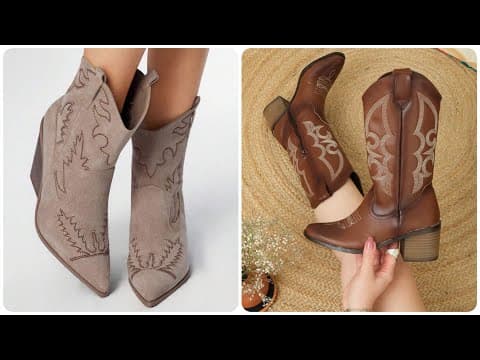 Colección de Botas Vaqueras Casuales para MUJER te Fascinarán!!