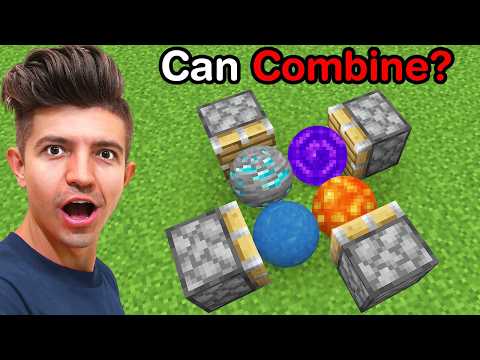 What can you combine in Minecraft?