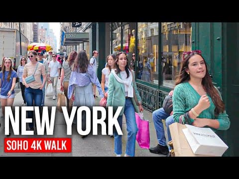 NEW YORK, USA 🇺🇸 Soho & West Village – The Different Manhattan | 4K Walking Tour