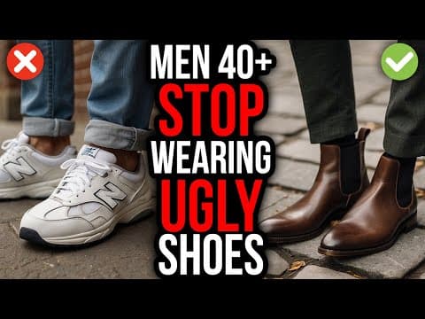 The BIGGEST Shoe MISTKAES Men Over 40 Make (And What to Wear Instead)