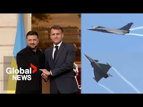 France's Macron signs deal with Ukraine's Zelenskyy to deliver 100 Rafale jets