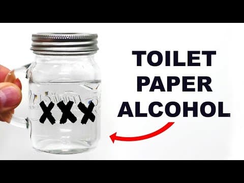 Making toilet paper moonshine