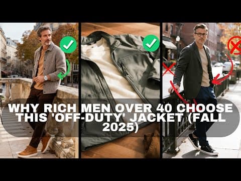 Why Rich Men Over 40 Choose THIS 'Off-Duty' Jacket (Fall 2025)