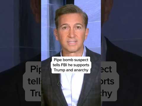 Pipe bomb suspect tells FBI he supports Trump and anarchy