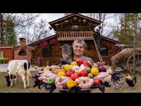 Rustic Chicken & Veggie Oven Roast: Wood Fired Delights