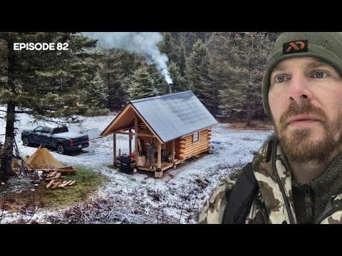 WINTER IS COMING: Sauna, Tractor Barn, Deer Season |EP82| Log Cabin Build on Off-Grid Homestead