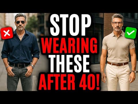Outdated Accessories Men Over 40 Should Stop Wearing
