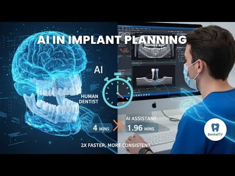 AI vs. Human: Revolutionizing Virtual Implant Planning