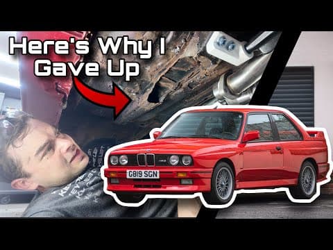 Fixing the problem that plagues EVERY E30 - S54 M3 Swap