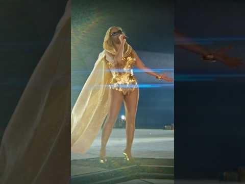 Custom for Beyoncé. Light shimmers across every feather.