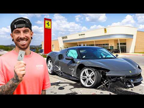 I BOUGHT A WRECKED $330,000 FERRARI 296GTB