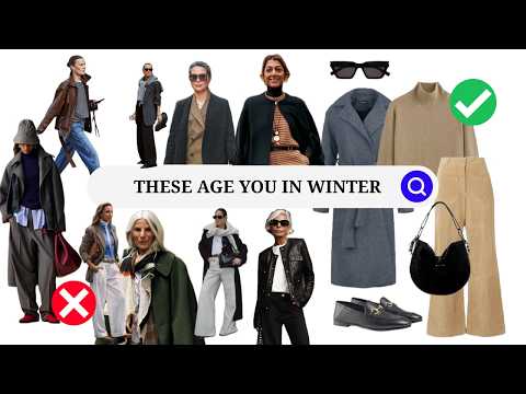 20 WINTER FASHION MISTAKES That Make You Look OLDER (40+)