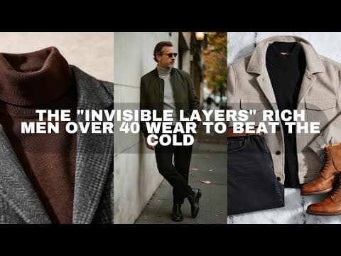 The "Invisible Layers" Rich Men Over 40 Wear To Beat The Cold