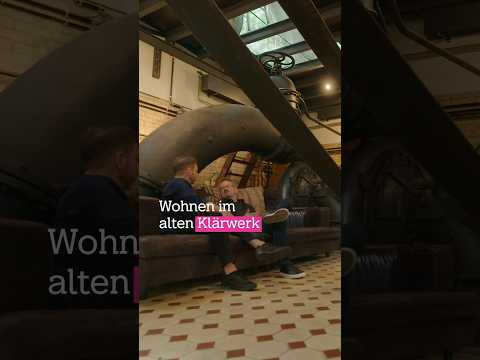 Kunst statt Abwasser 🎨🌊 Industrie-Loft im historischen Klärwerk #industrialdesign