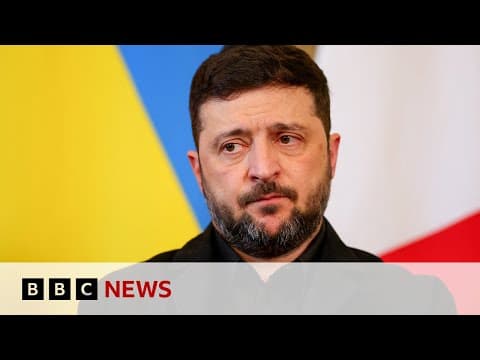 Ukraine 'ready for elections' if partners guarantee security, Zelensky says | BBC News