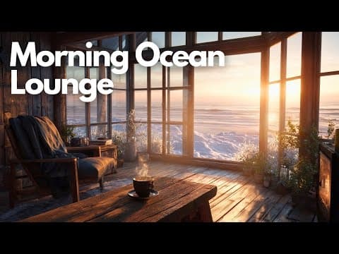 Chill Coffee & Ocean Lounge Music | Morning Ocean Lounge