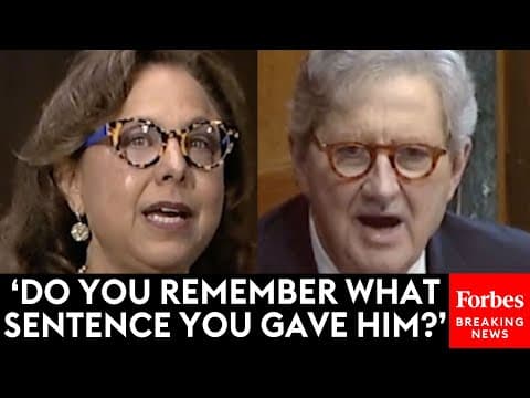 John Kennedy Confronts Judicial Nominee For Giving Light Sentence To Man Who Committed Heinous Crime