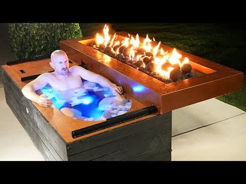 I Hid a Cold Plunge Inside a Firepit