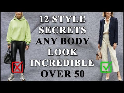 12 Style Secrets That Make ANY Body Look Incredible Busy Women Over 50