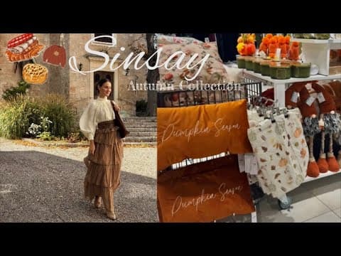 SINSAY Autumn Collection ☕️🕯🧣 & Try On