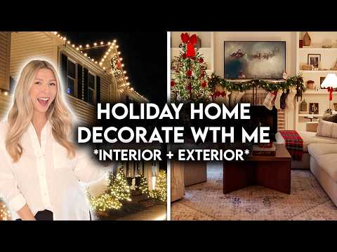 HOLIDAY LIGHTING DECORATE WITH ME 2025 | DIY Christmas Lights
