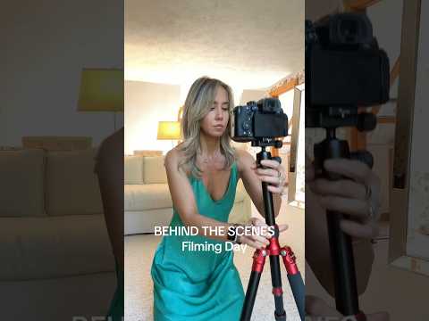 BTS: Filming day topic- what it really costs to look ‘effortless’.